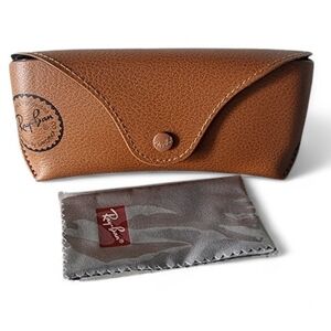 "New" Ray-Ban Classic Snap Sunglasses Case With Cleaning Cloth